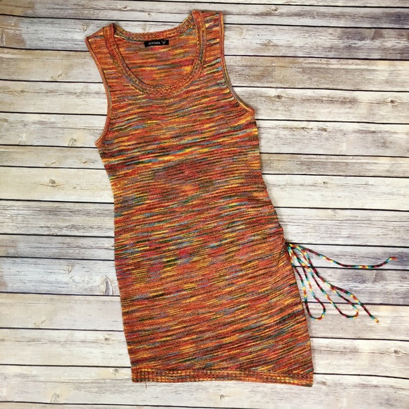 Kerisma Multicolor Sleeveless Sweater Dress - Med - Picture 3 of 5